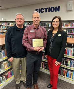 2023-24 Media Clerk of the Year Steven Blagg